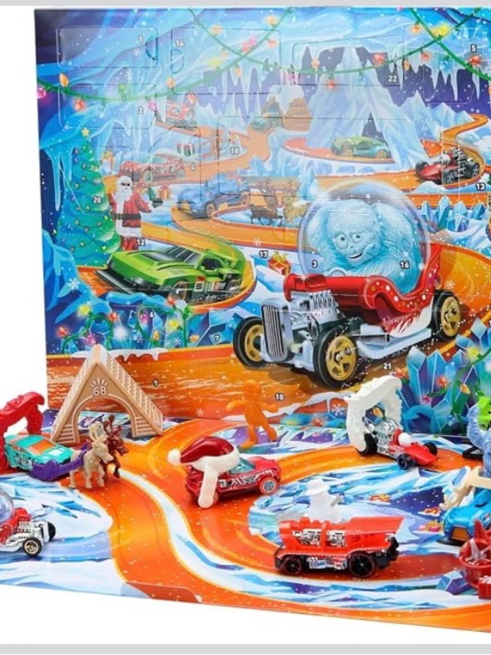 Hot Wheels 2026 Advent Calendar 24 Days 10 Cars & 23 Accessories